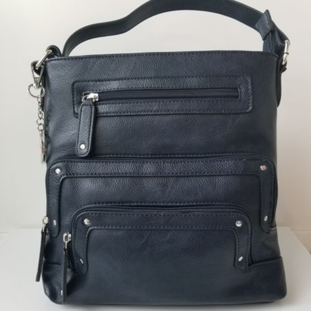 Navy cross top body handbags
