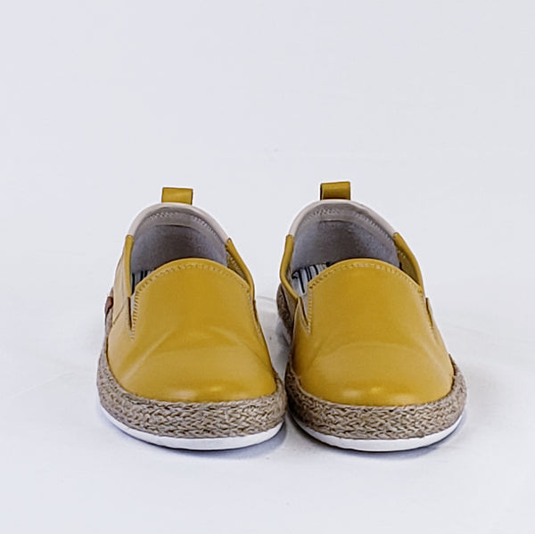 Women's SIENA Slip-On Sneaker in Yellow Leather