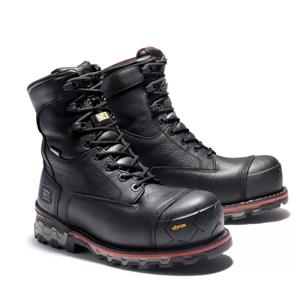 Men's BOONDOCK 8-inch 1,000g Insulated Black CSA Winter Work Boot By TimberlandPRO