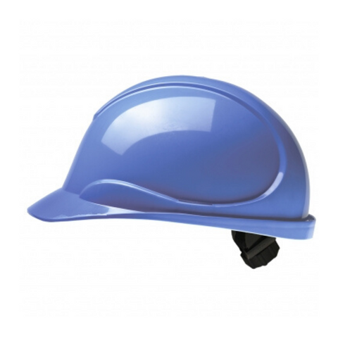 The Wave Sky Blue Hard Hat: CSA Type 2, Class E, Ratchet Suspension