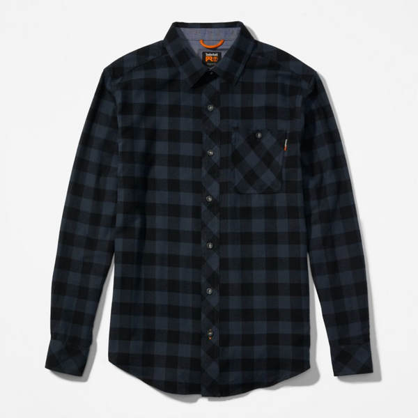 Men's Buffalo/Check Navy Woodfort Flannel by TimberlandPRO