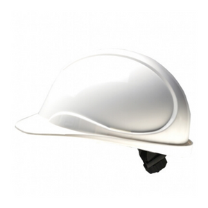 The Wave White Hard Hat: CSA Type 2, Class E, Ratchet Suspension