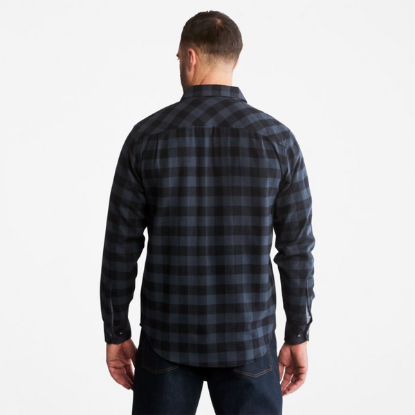 Men's Buffalo/Check Navy Woodfort Flannel by TimberlandPRO