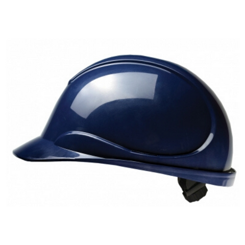 The Wave Navy Blue Hard Hat: CSA Type 2, Class E, Ratchet Suspension