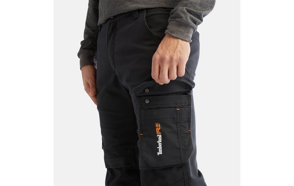 Men's Ironhide Knee-Pad Work Pants in Black by Timberland PRO